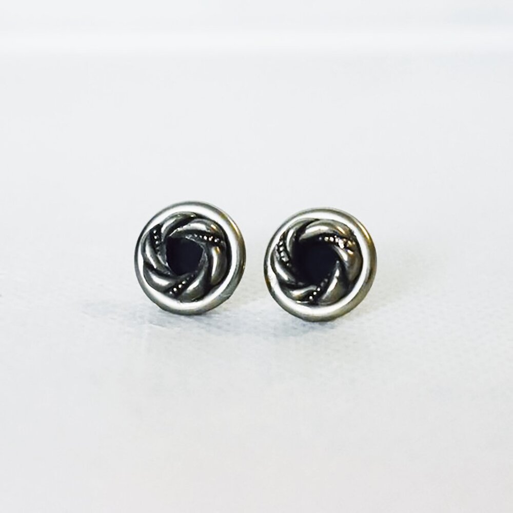 Minimalist Silver Stud Earrings